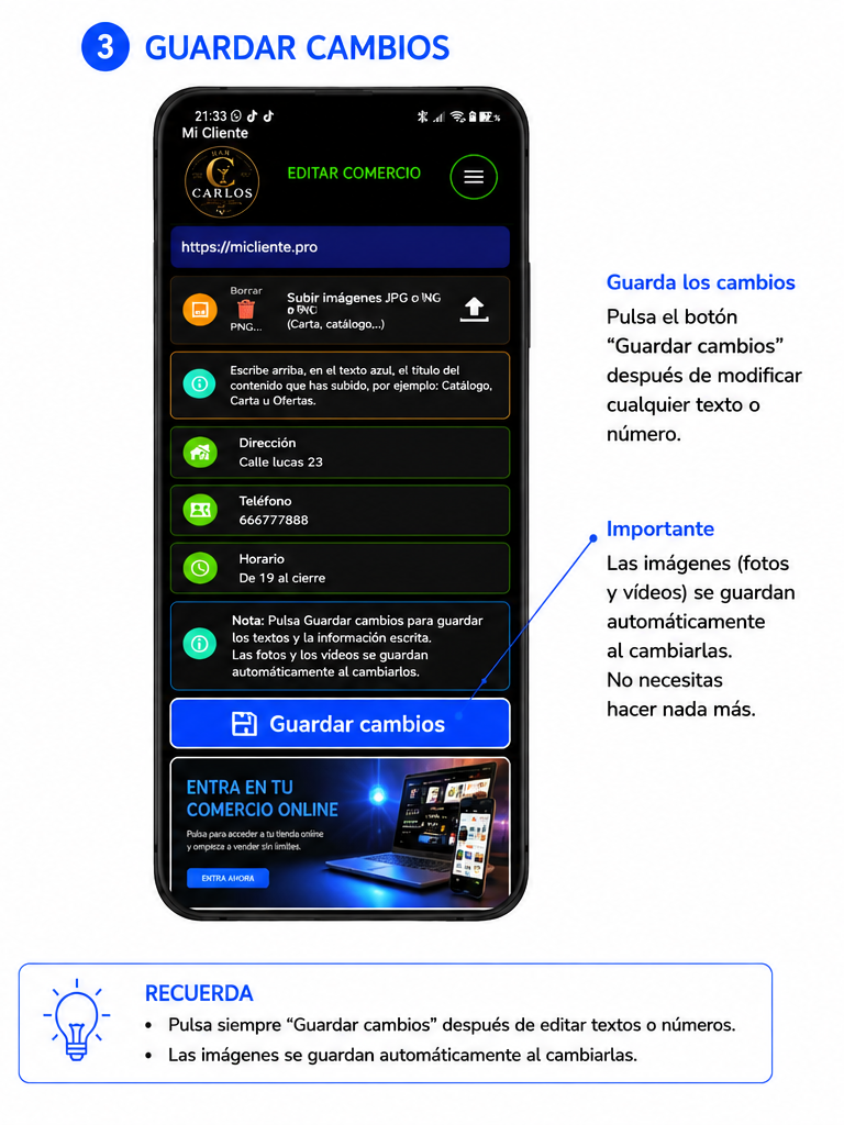 03 guardar cambios